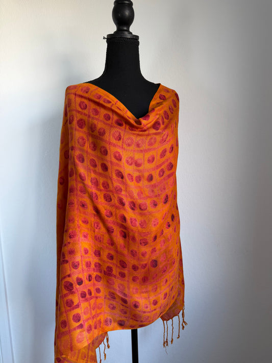 Adire scarf