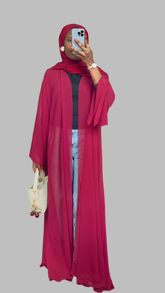 Summer chiffon throw over