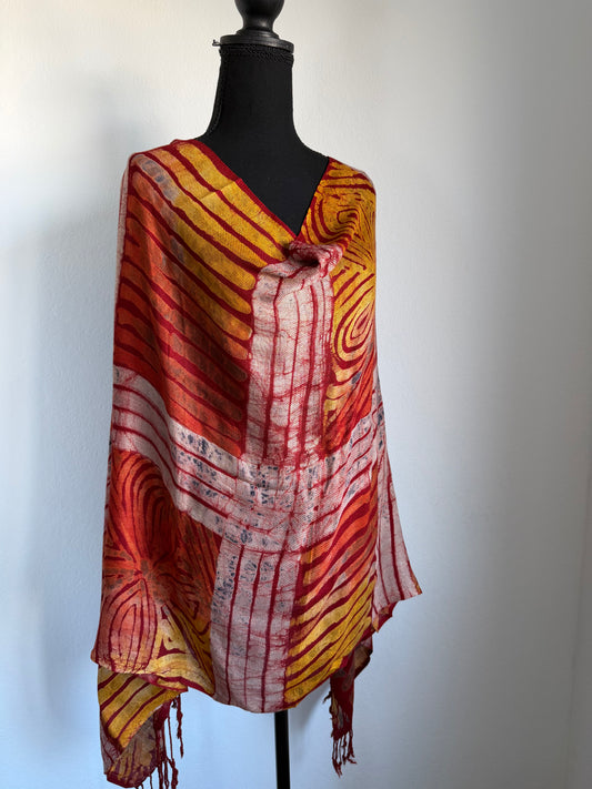 Adire scarf